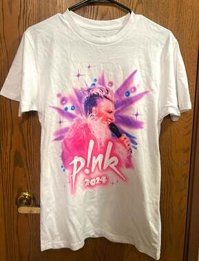 P!NK 2024 Airbrush Style Summer Carnival Tour Graphic T-Shirt
